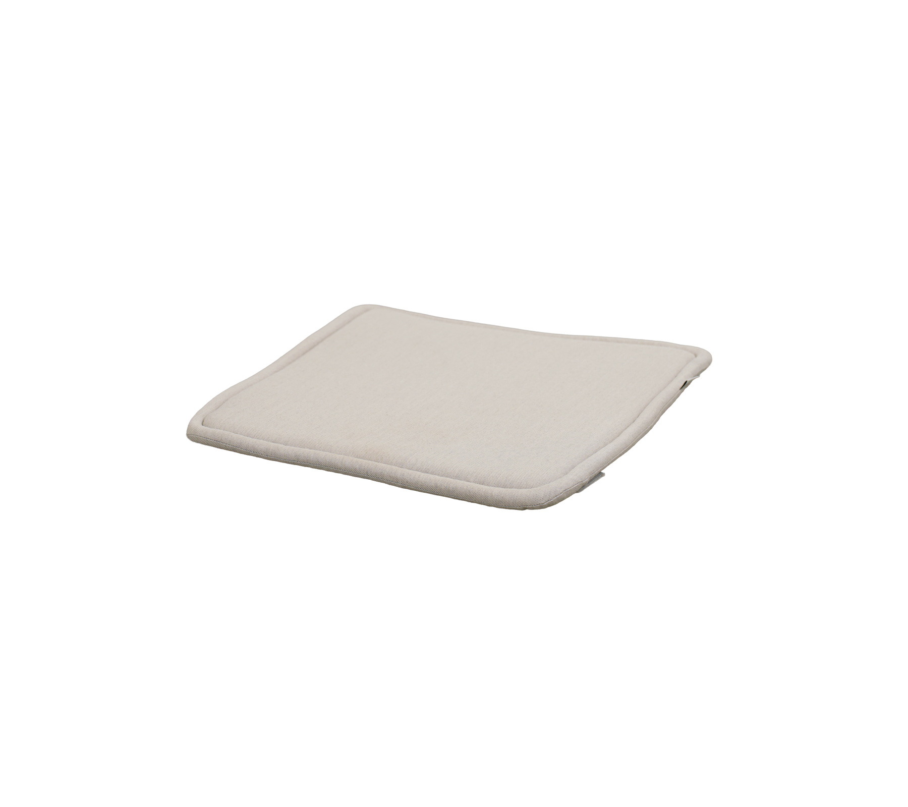 Sand cushion with a soft, curved design and no visible patterns.