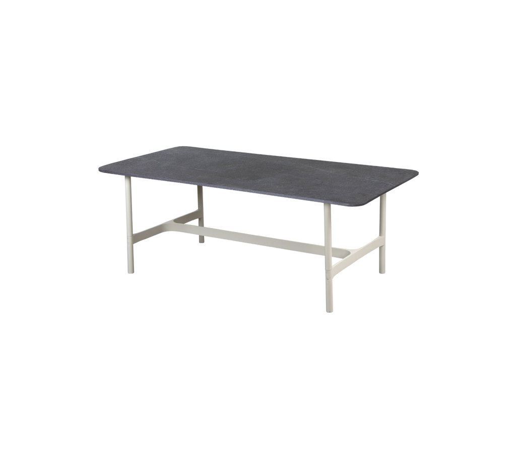 Twist coffee table, rectangular