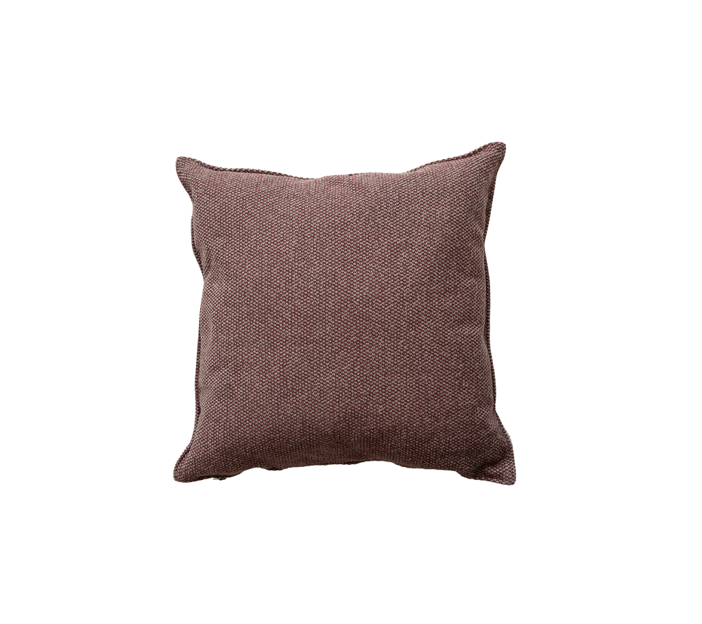 Light bordeaux decorative pillow.