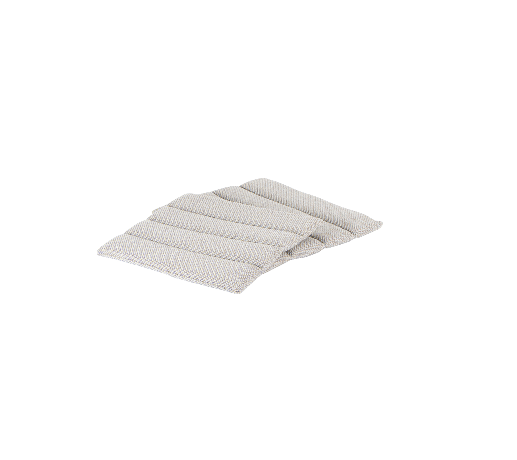 Soft, folded fabric in a neutral color, featuring multiple parallel ridges for texture and comfort. Ideal for various uses.
