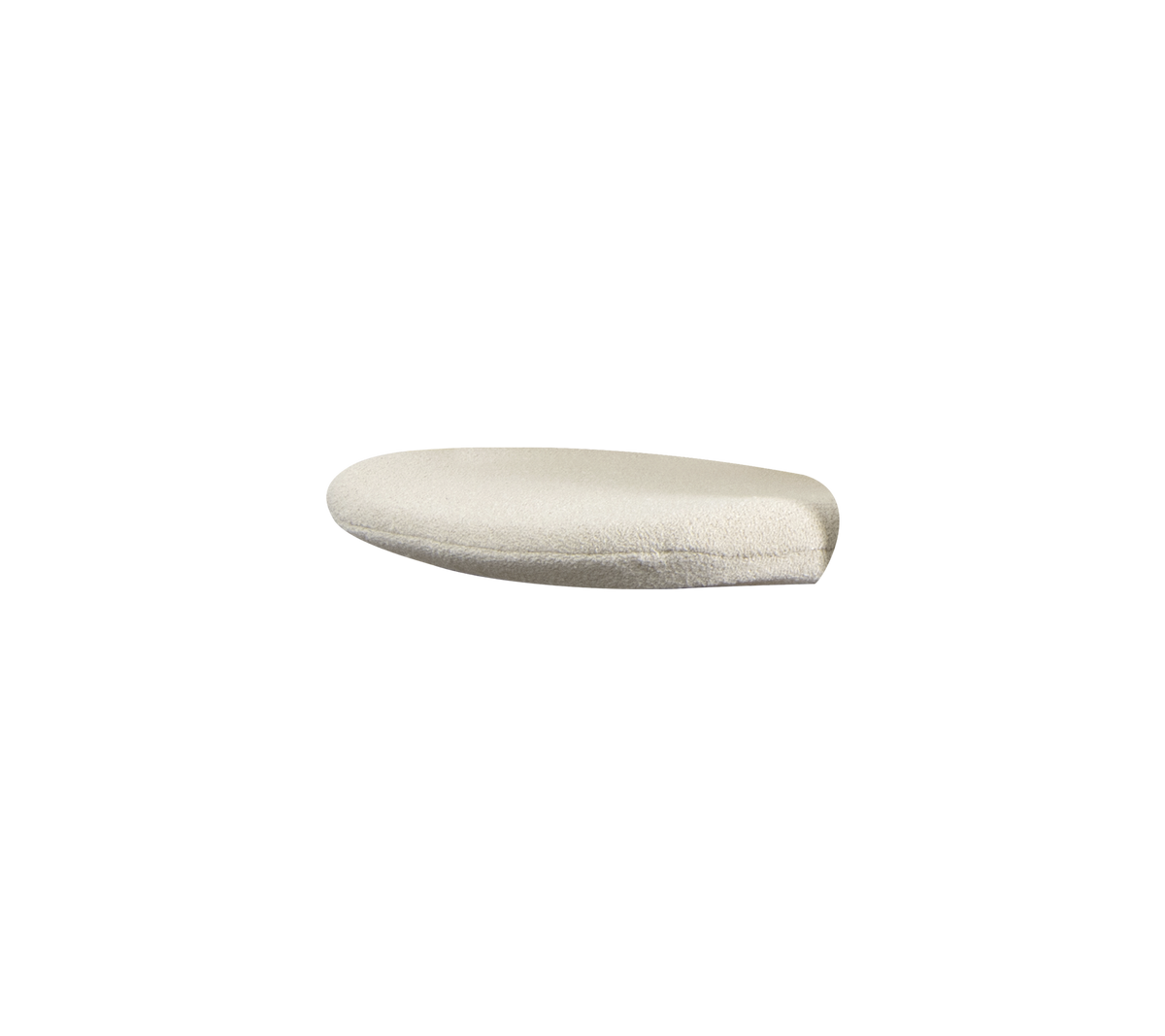 Soft, elongated white cushion designed for comfort and support. Ideal for various applications.