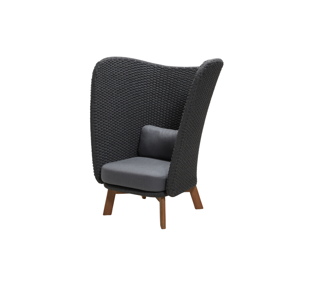 Peacock Wing highback chair