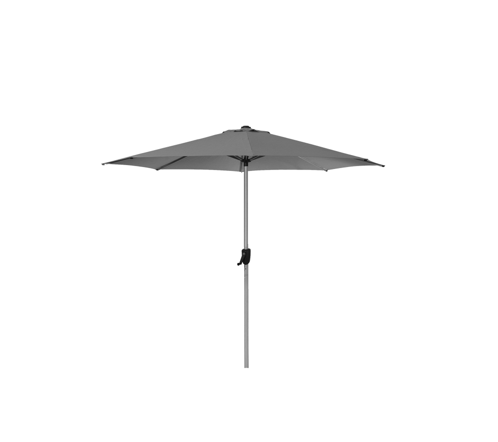 Sunshade parasol w/crank, dia. 3 m