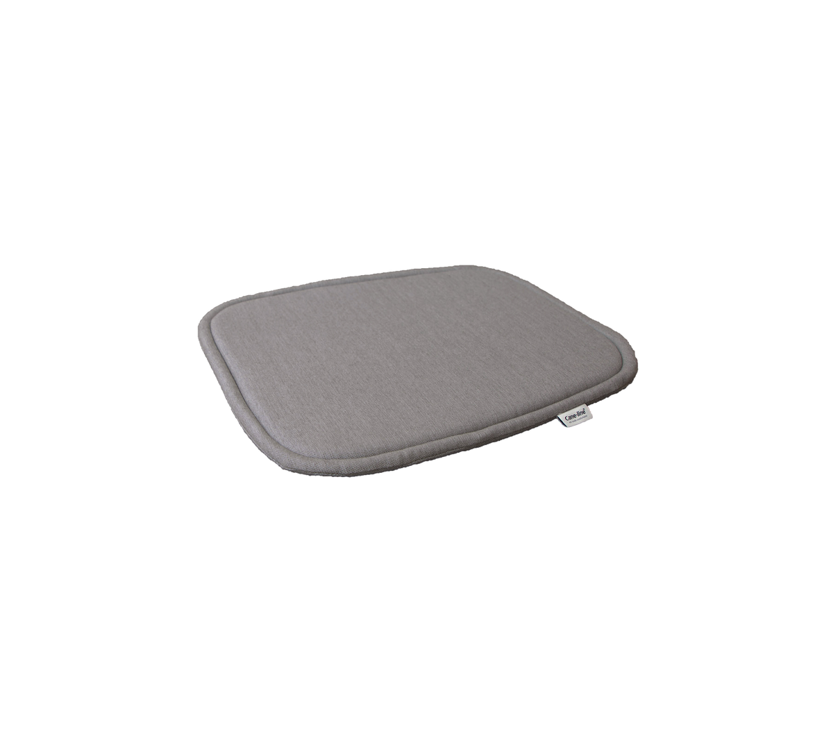 Gray, soft cushion with rounded edges, designed for comfort and support in various settings. Ideal for seating enhancement.