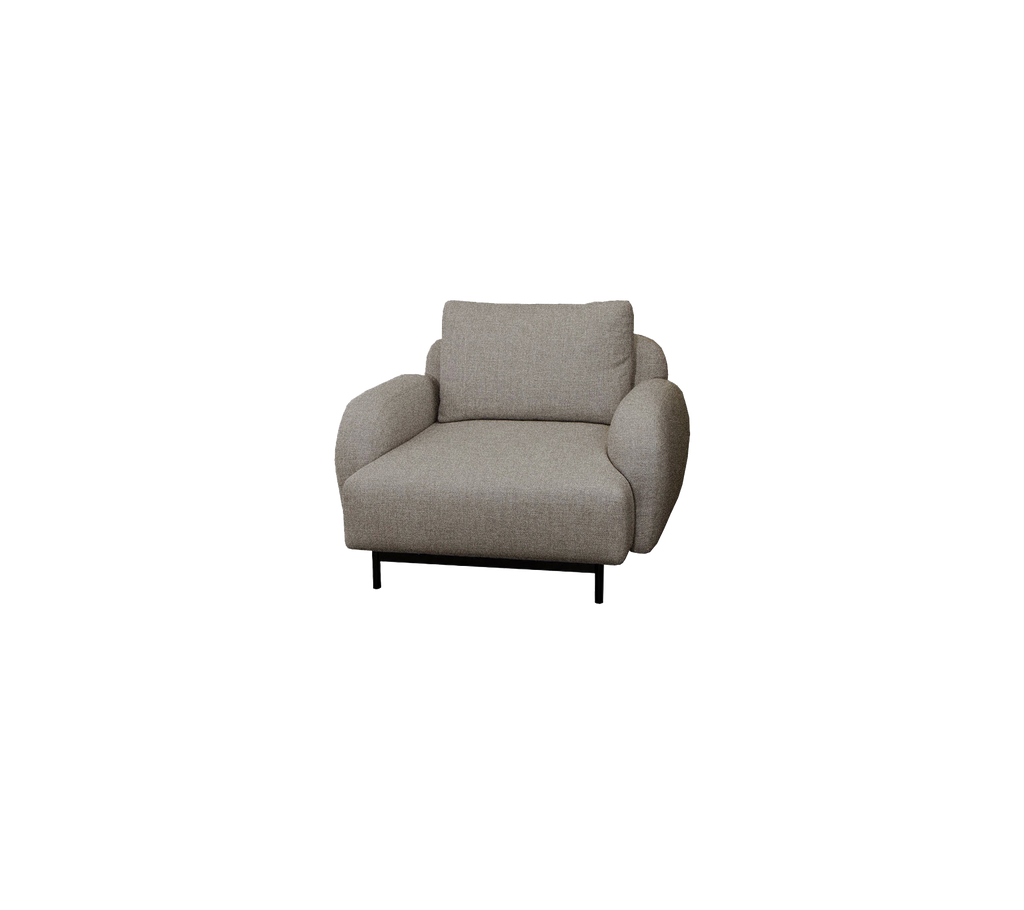 Aura Cane-line Wool, Fire Retardant (Crib 5), Lounge chair w/low armrest (11.1)