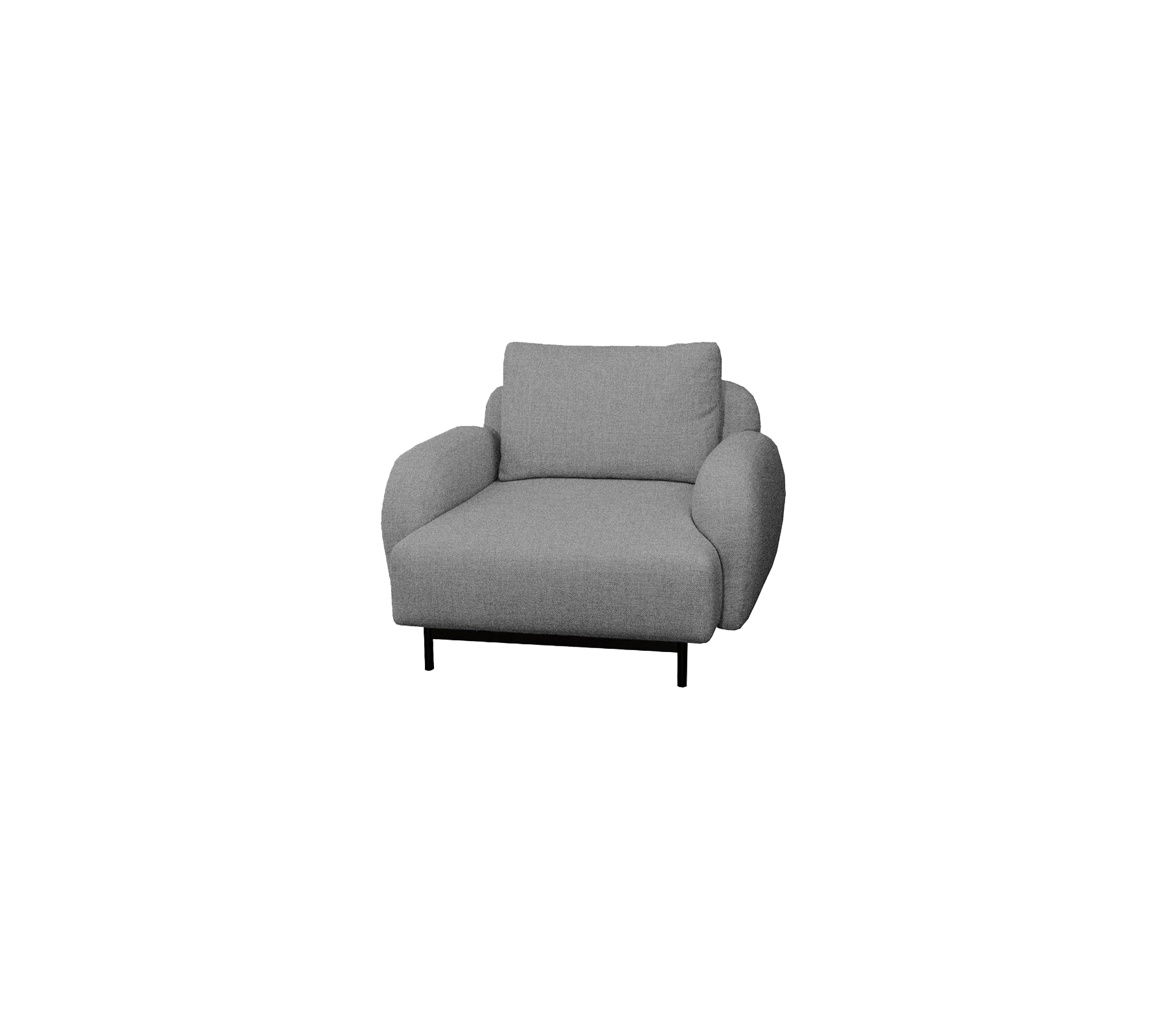 Aura Cane-line Wool, Fire Retardant (Crib 5), Lounge chair w/low armrest (11.1)