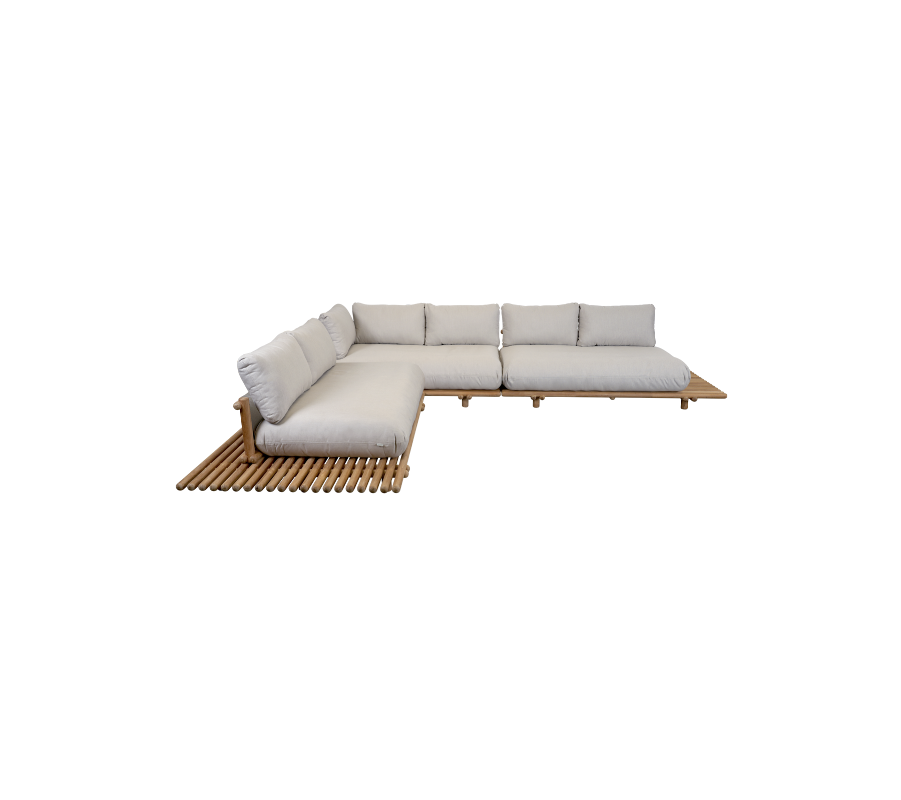 Sticks platform, corner sofa large